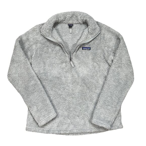 Patagonia Women's Los Gatos 1/4 Zip Fleece Gray Size Large - Picture 1 of 5